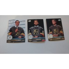 2017-18 Upper Deck Series 1 Base Team Set 183-185 Vegas Golden Knights 2017-18 Upper Deck Series 1 Base Team Set 183-185 Vegas Golden Knights